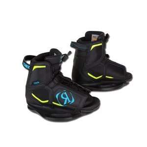  2012 Ronix Vision Wakeboard Boots   Black/Floura Yellow 