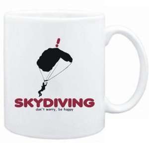 New  Skydiving , Dont Worry  Be Happy   Mug Sports  