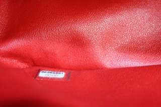   Red Jumbo Lamb Leather Gold Hardware Classic Flap Bag New 2012 New