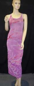 New Gaultier Fuzzi Purple Coral Tank Mesh Dress XS $420  