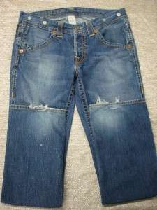 Authentic TRUE RELIGION Jeans STRAIGHT Denim Mens size 34  