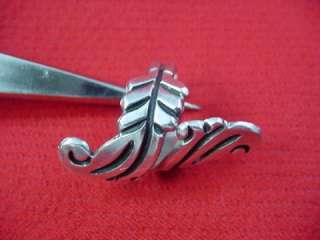VINTAGE TAXCO STERLING SILVER RING HALLMARKED SIZE 8.5 ELONGATED STYLE 
