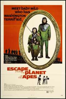 Escape from the Planet of the Apes 1971 Original U.S. One Sheet Movie 