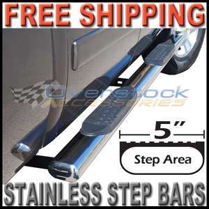 1999 2012 Ford F 250 Super Duty Crew Cab 5 Stainless Oval Side Step 