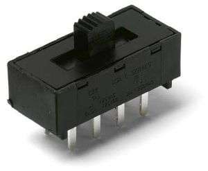 PCB Mini Slide Switch SPDT Momentary 4A @ 125VAC or 28VDC 