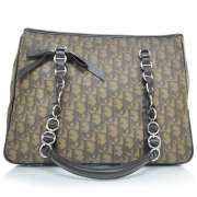 CHRISTIAN DIOR TROTTER ROMANTIQUE Tote Bag Brown CD  