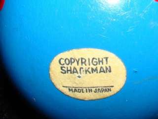 Vintage Shackman Japan Easter Large Wood Egg  