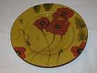   Fleur Rouge by Nanette Vacher for Ambiance Collections Plate with Chip