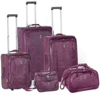 Heys Travel Concepts  CROCO Luggage Set PURPLE  