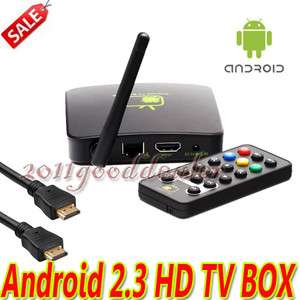 TV BOX Android 2.3 Full HD 1080P HDMI Google WIFI Media Player Inter 