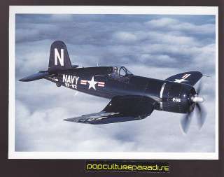 VOUGHT F4U CORSAIR WW2 War Airplane PICTURE POSTCARD  