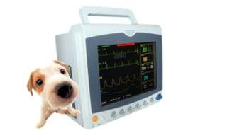 Veterinary Vet animal Patient Monitor 8.4 TFT 4 parameters ECG SPO2 