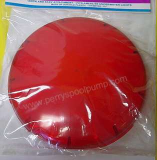 New plastic RED Lens cover for Amerilite lights and many others. Fits 