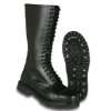 Undercover 10 Eye Steel Boots Leather Black