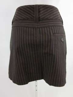 FREE PEOPLE Brown Tan Pinstriped Straight Skirt Size 5  