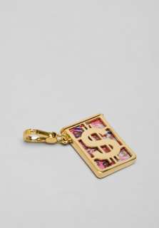 JUICY COUTURE Credit Card Charm in Gold  