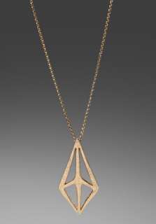 LOW LUV X ERIN WASSON Spear Head Pendant in Gold  
