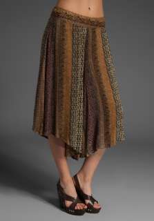 FREE PEOPLE Wide Leg Printed Gaucho in Sand Combo  