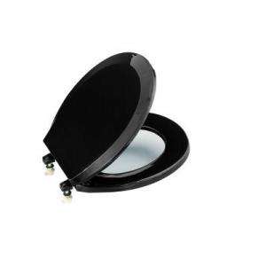 KOHLER Lustra Round Closed frontToilet Seat with Q2 Advantage in Black
