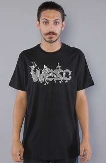 WeSC The WeSC Branches Tee in Black  Karmaloop   Global Concrete 