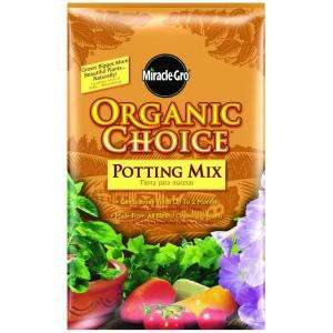 Miracle Gro Organic Choice 32 qt. Potting Mix 72983650 at The Home 