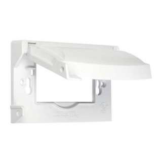 Taymac Metal Horizontal / Vertical 12 in 1 Flat Cover White MX1250W at 