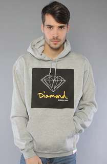 Diamond Supply Co. The OG Sign Hoody in Grey  Karmaloop   Global 