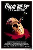 FRIDAY THE 13TH 4 THE FINAL CHAPTER HORROR MOVIE POSTER  