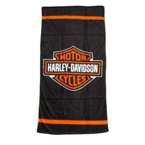 Harley Davidson Badetuch Logo  Sport & Freizeit
