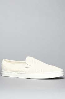 Vans Footwear The LP Slip On CA Sneaker in Antique White Marshmallow 