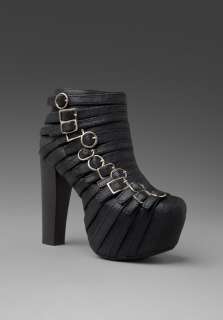JEFFREY CAMPBELL Wrecker Boot with Buckles in Black at Revolve 