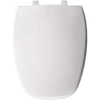 BEMIS Elongated Closed Front Toilet Seat in White 124 0205 000 at The 