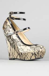 Sole Boutique The Peggy Shoe in Gold  Karmaloop   Global 