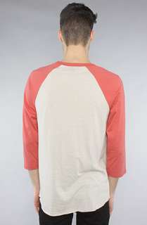 Obey The Death To Bourgeois Raglan in Heather Stone Mineral Red 