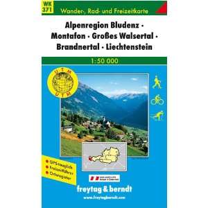 Freytag Berndt Wanderkarten, Alpenregion Bludenz Montafon Großes 