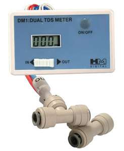   HM Digital DM 1 In Line Dual TDS Monitor Meter for RO Reverse Osmosis