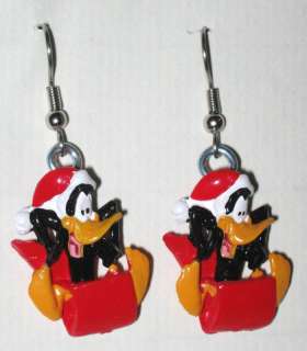 LOONEY TUNES EARRINGS (5 choices) Christmas Toons  