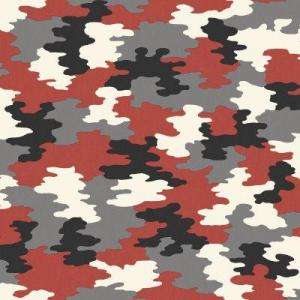 The Wallpaper Company 56 Sq.ft. Red Camouflage Wallpaper WC1285347 at 