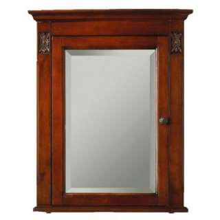   in. D Corner Mirror Cabinet in Chestnut 0570500820 