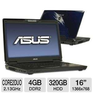 ASUS G60VX RBBX05 Refurbished Notebook PC   Intel Core 2 Duo P7450 2 