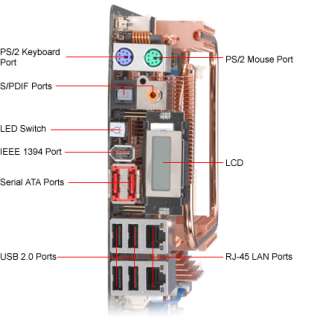 Asus Striker Extreme Motherboard   NVIDIA, Socket 775, ATX, Audio, PCI 