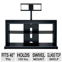 PROFORMA 460AB 2 in 1 TV Stand and Mount   Up to 46, Swivel, Glass 