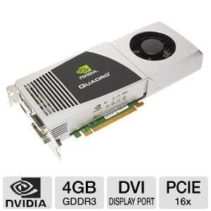 PNY VCQFX5800 PCIE PB QuadroFX 5800 Workstation Video Card   4GB 