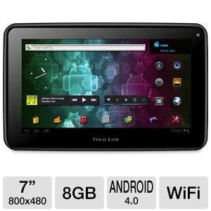 Visual Land ME 107 8GB BLK Prestige 7 Internet Tablet   Android 4.0 