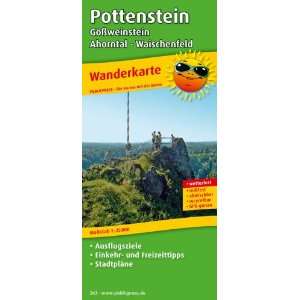 Wanderkarte Pottenstein, Gößweinstein   Ahorntal   Waischenfeld Mit 