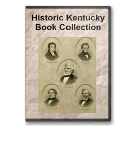 33 Rare Old KY Kentucky History Pioneers Family Tree Genealogy Books 
