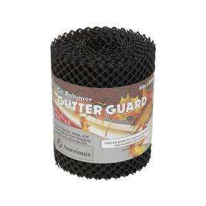  in. x 20 ft. Black Roll Gutter Guard 85198 