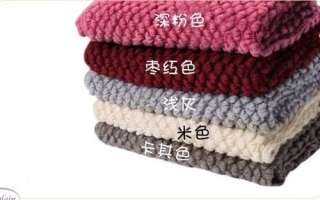 Korean Fashion Lovely Bubble Corn Dot Knitting Wool Circle Scarf Neck 