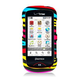 For Pantech Hotshot 8992 Hard RUBBERIZED Snap on Protector Case 