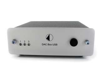 Pro Ject DAC Box USB Digital Wandler silber  NEU  